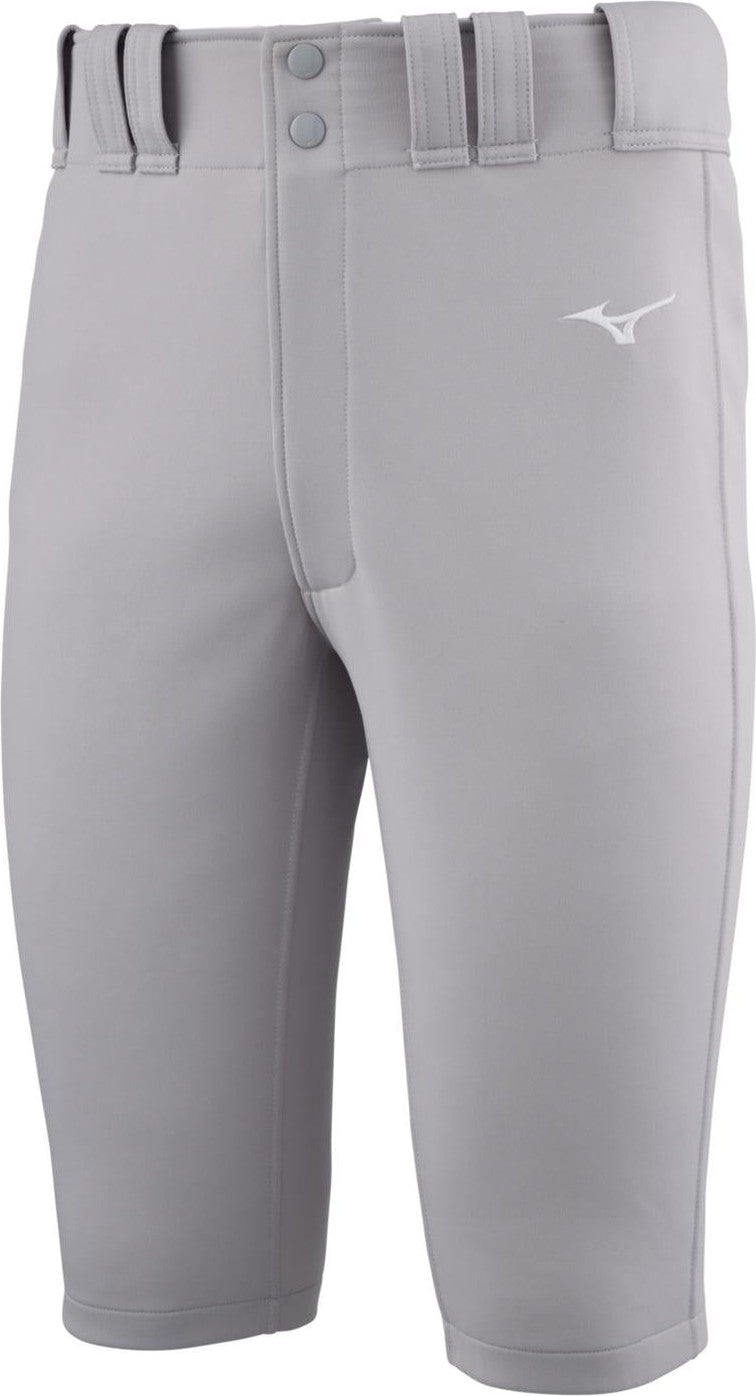 Mizuno Youth Premier Shorty Knicker Baseball Pant - Gray - HIT a Doubloe