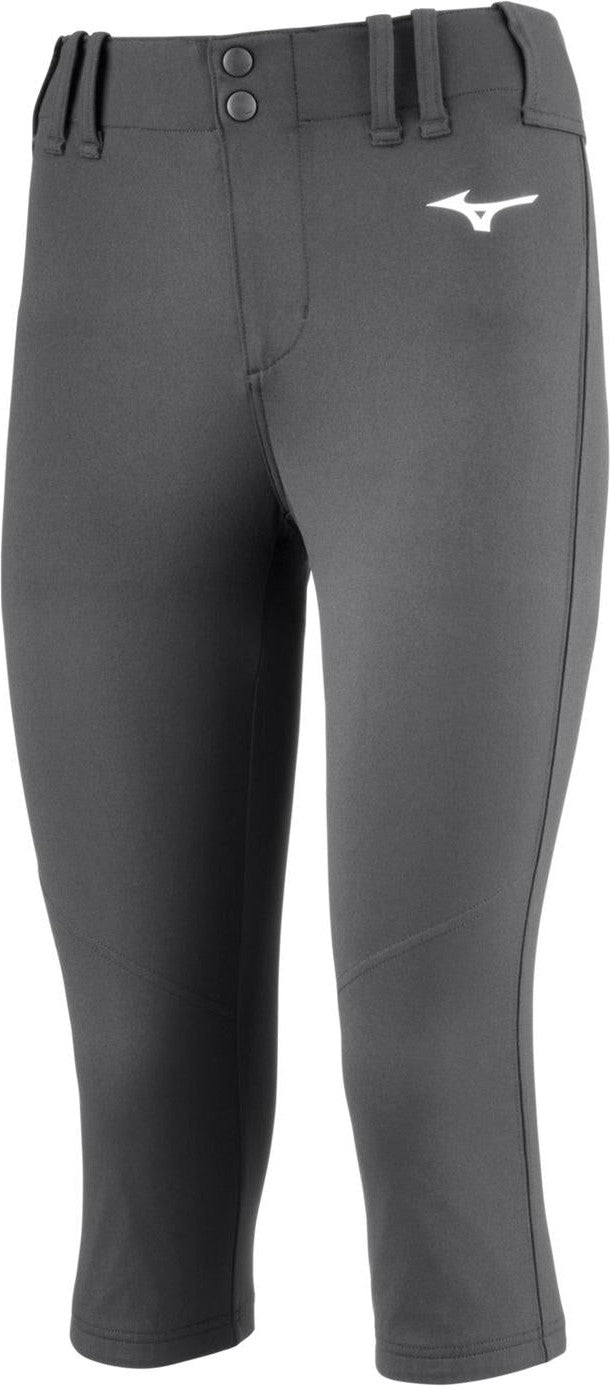 Mizuno Women's Softball Legging - Charcoal - HIT a Doubloe