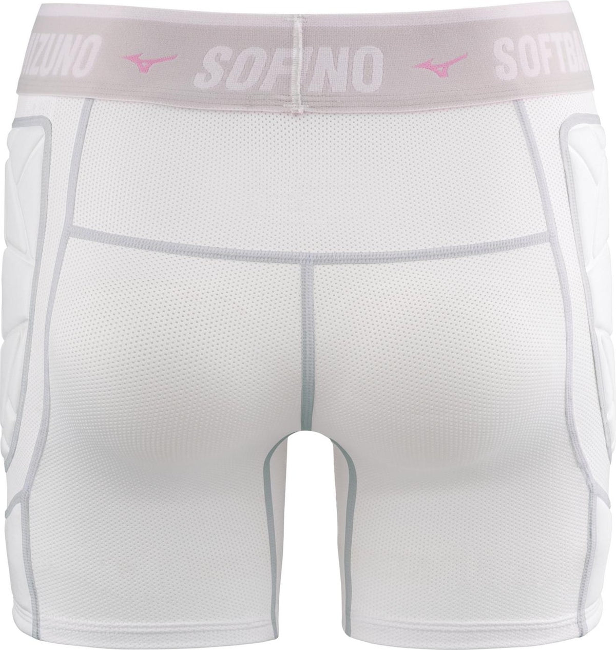 Mizuno Youth Girl's RB Shield Padded Sliding Short - White - HIT a Doubloe