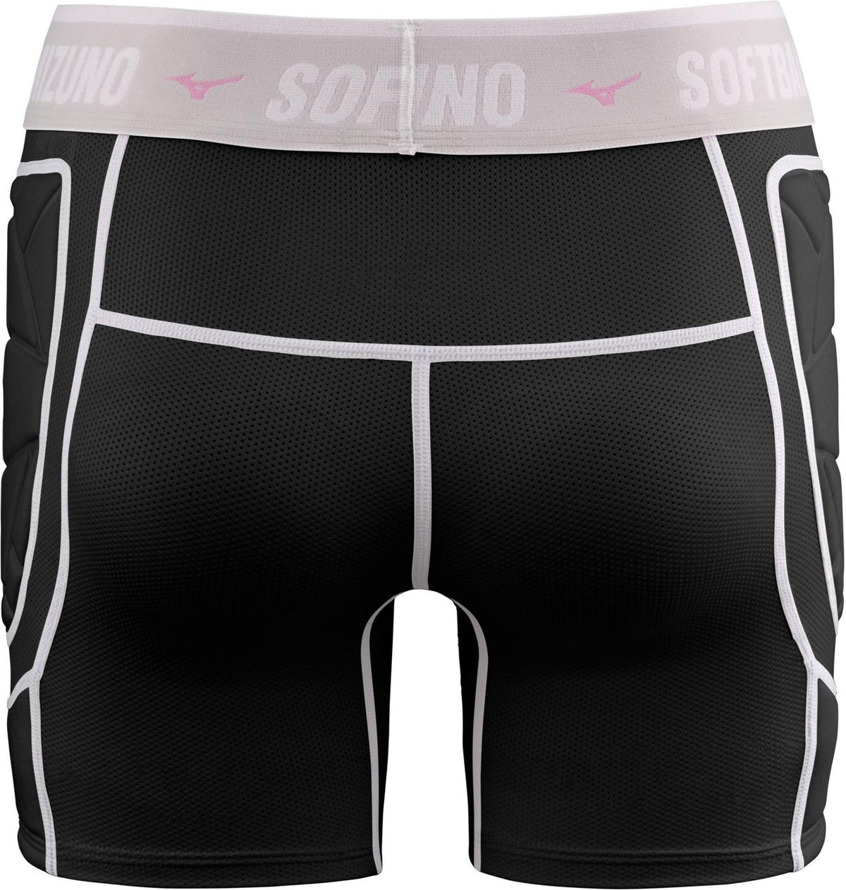 Mizuno Women's RB Shield Padded Sliding Short - Black - HIT a Doubloe