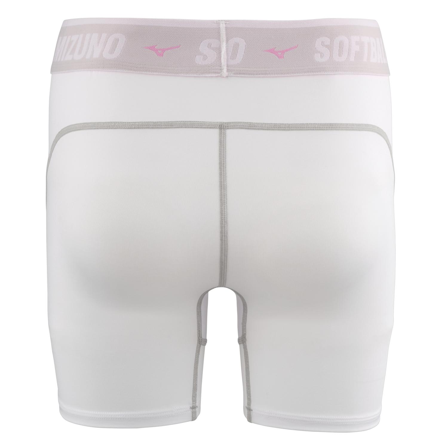 Mizuno Women's RB Speed Compression Sliding Short - White - HIT a Doubloe