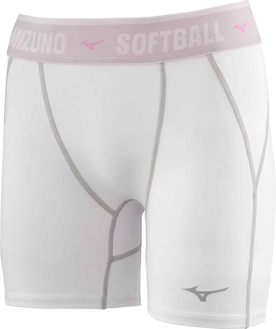 Mizuno Women's RB Speed Compression Sliding Short - White - HIT a Doubloe