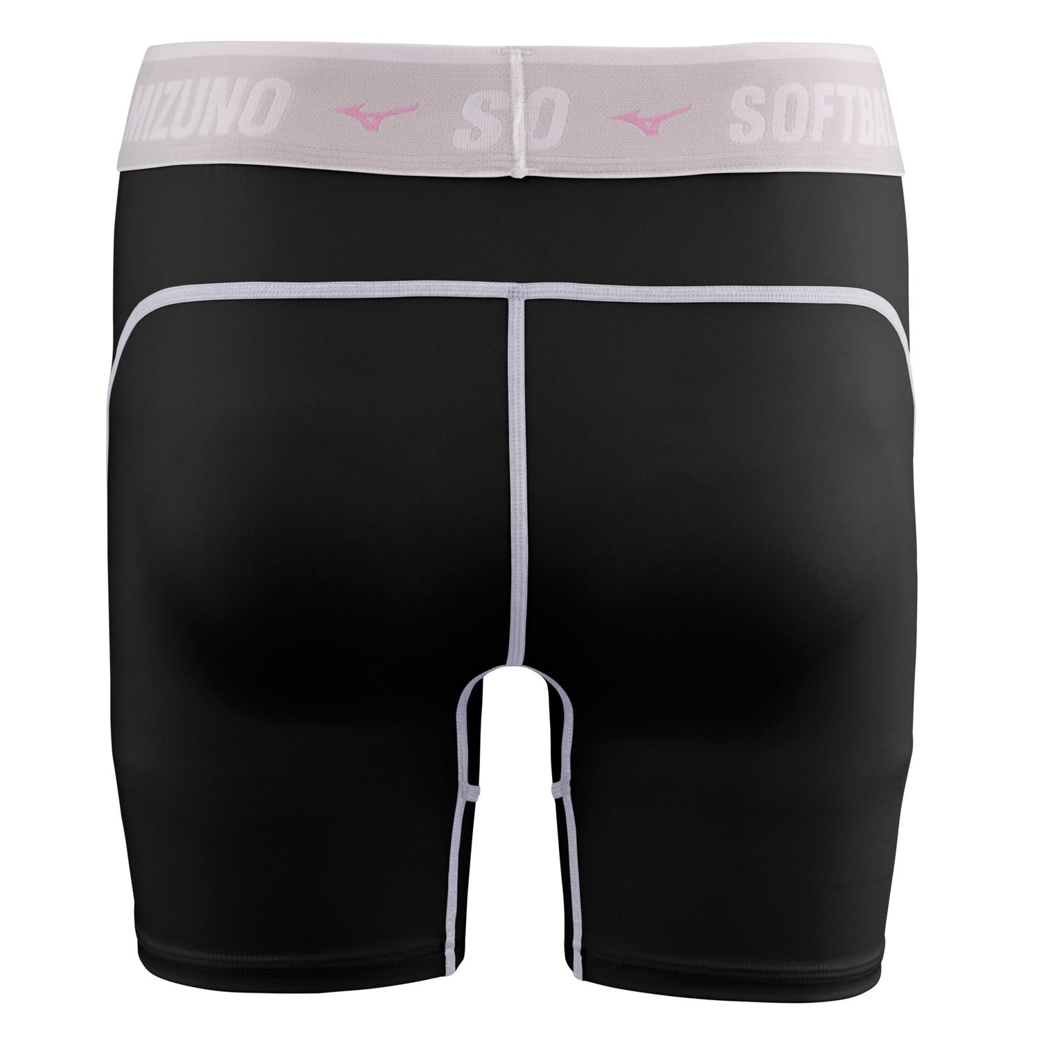 Mizuno Women's RB Speed Compression Sliding Short - Black - HIT a Doubloe