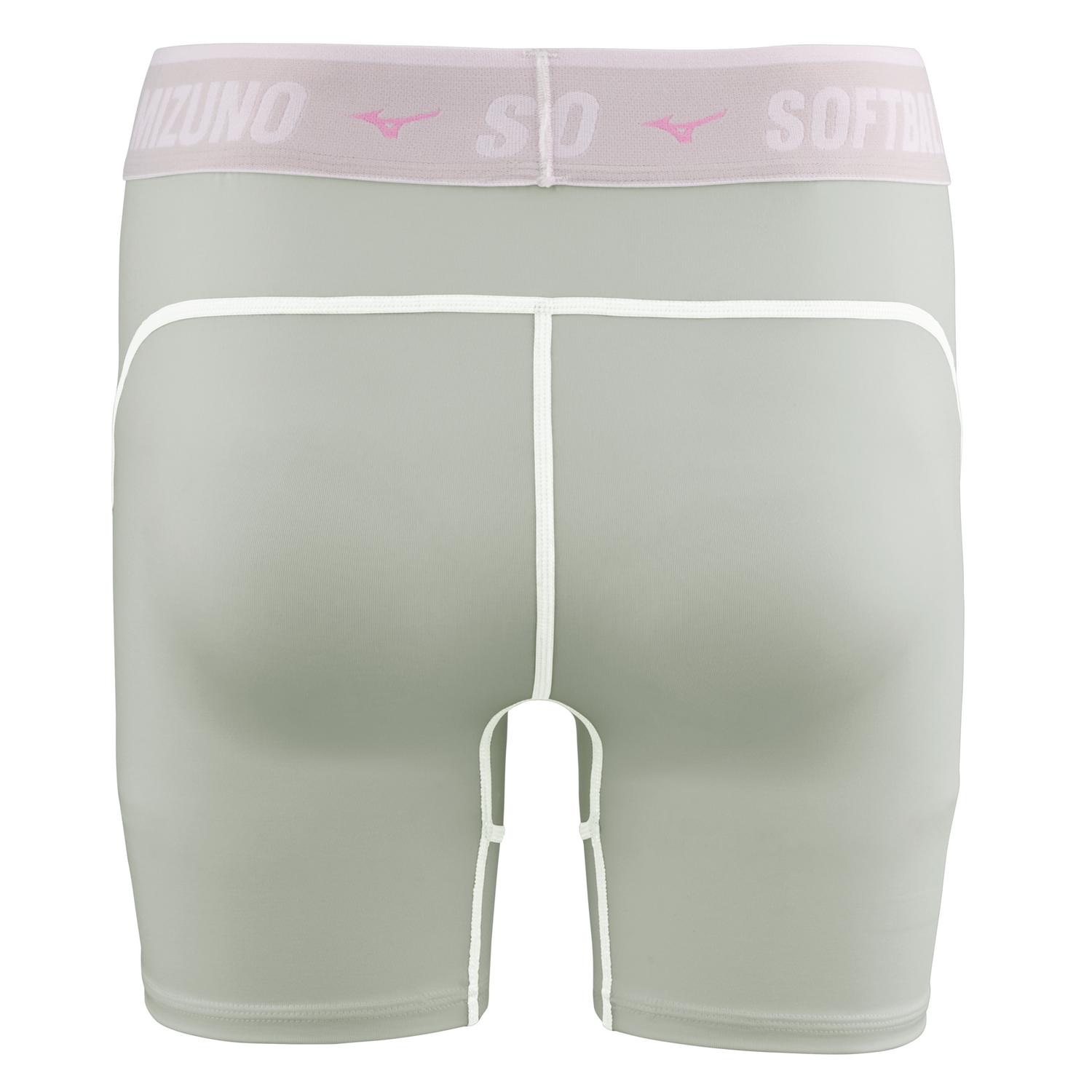 Mizuno Women's RB Speed Compression Sliding Short - Gray - HIT a Doubloe