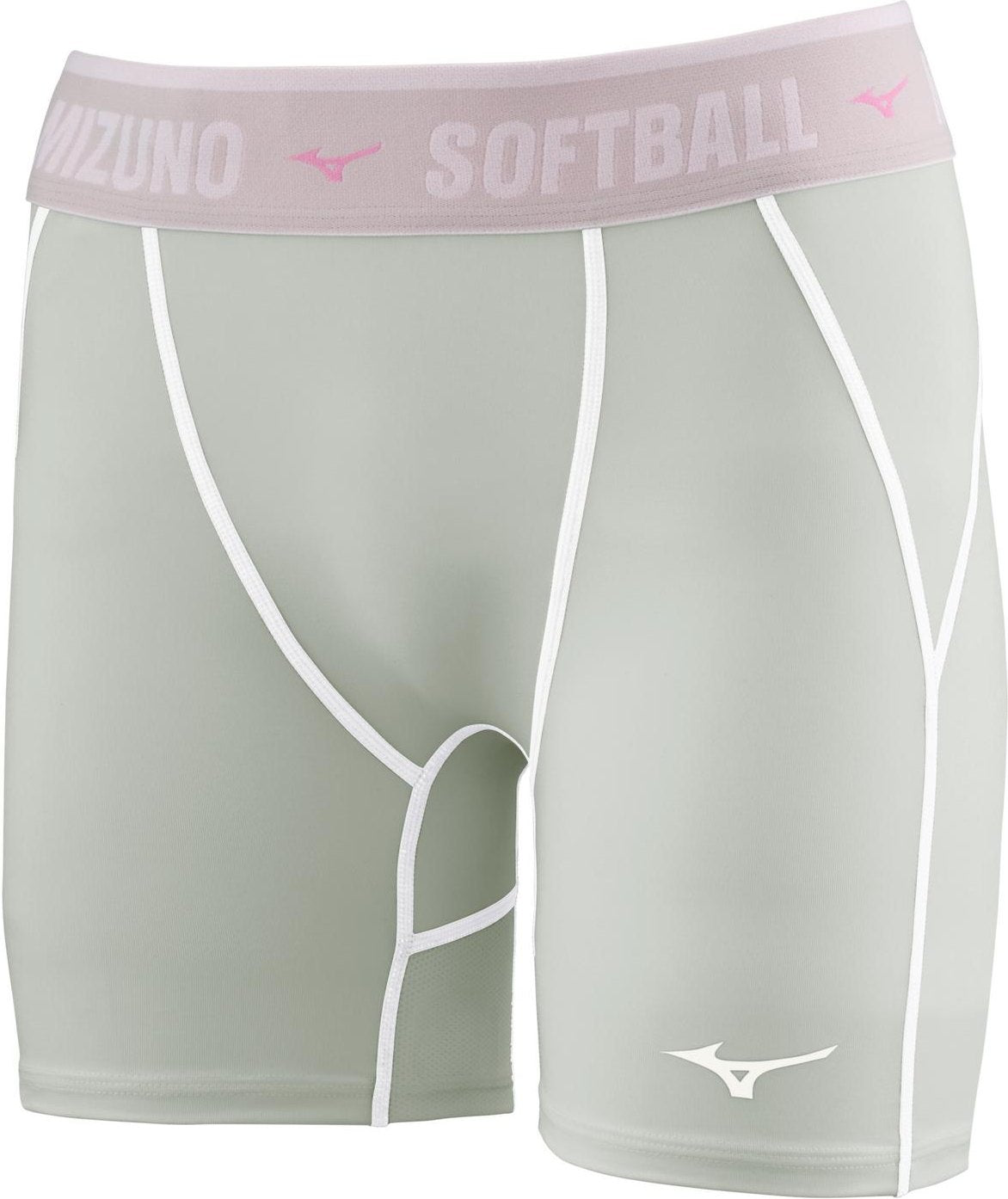 Mizuno Women's RB Speed Compression Sliding Short - Gray - HIT a Doubloe