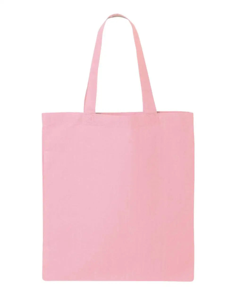 Q-tees Qtb Economical Tote - Light Pink - one Size Fits Most