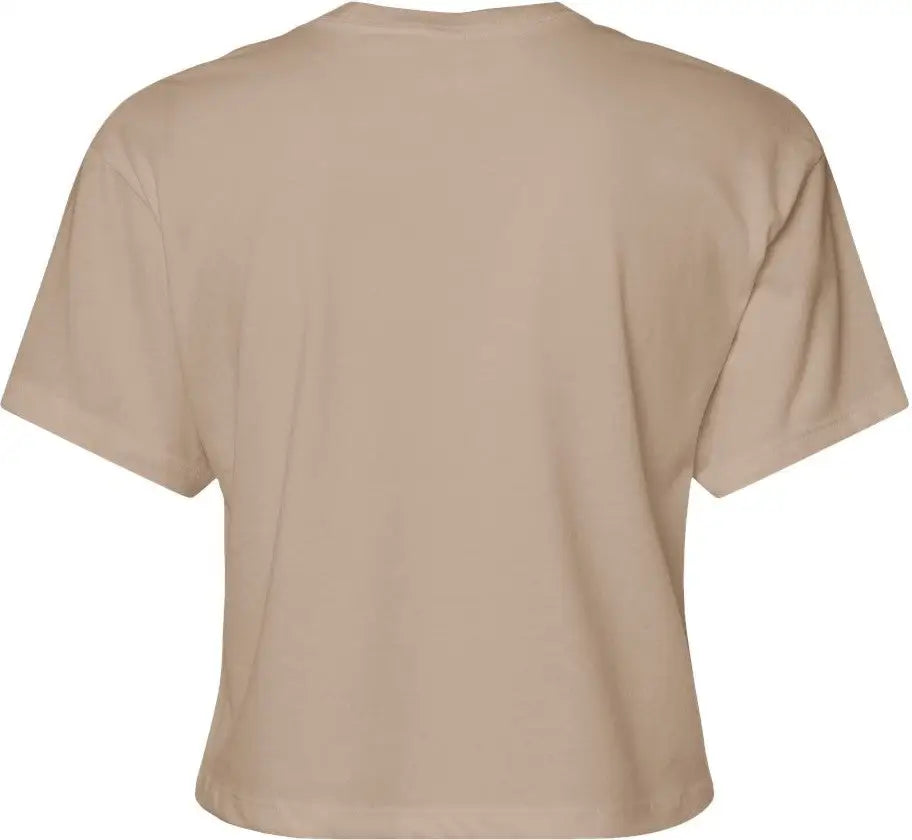 Next Level 1580 Women’s Ideal Crop Tee - Tan - Ladies Xs