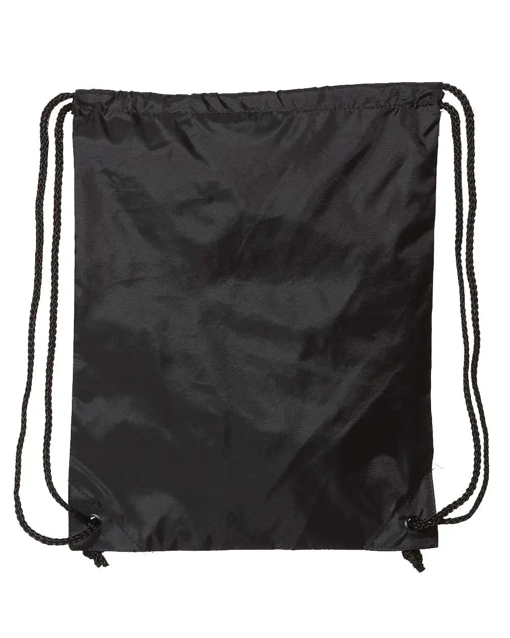 Liberty Bags 8881 Drawstring Pack with Durocord - Black - one Size Fits Most