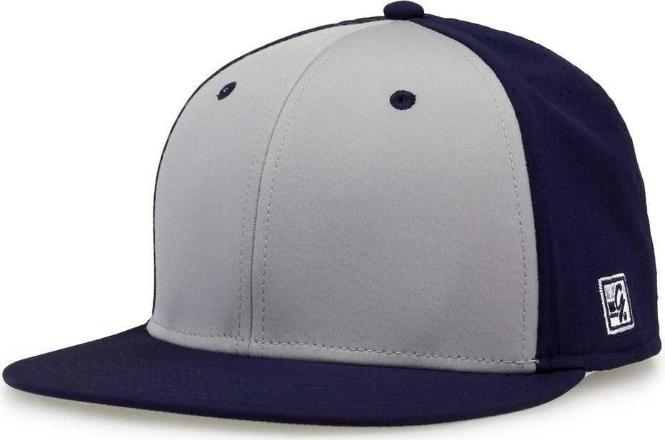 The Game GB998 Perforated GameChanger Cap - Navy Gray - HIT a Double - 1