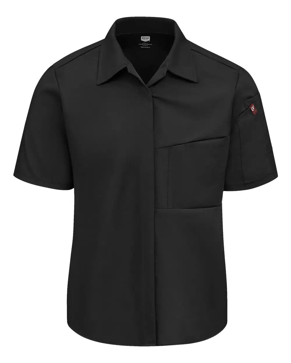 Chef Designs 501w Women’s Poplin Airflow Cook Shirt with Oilblok - Black - Xs