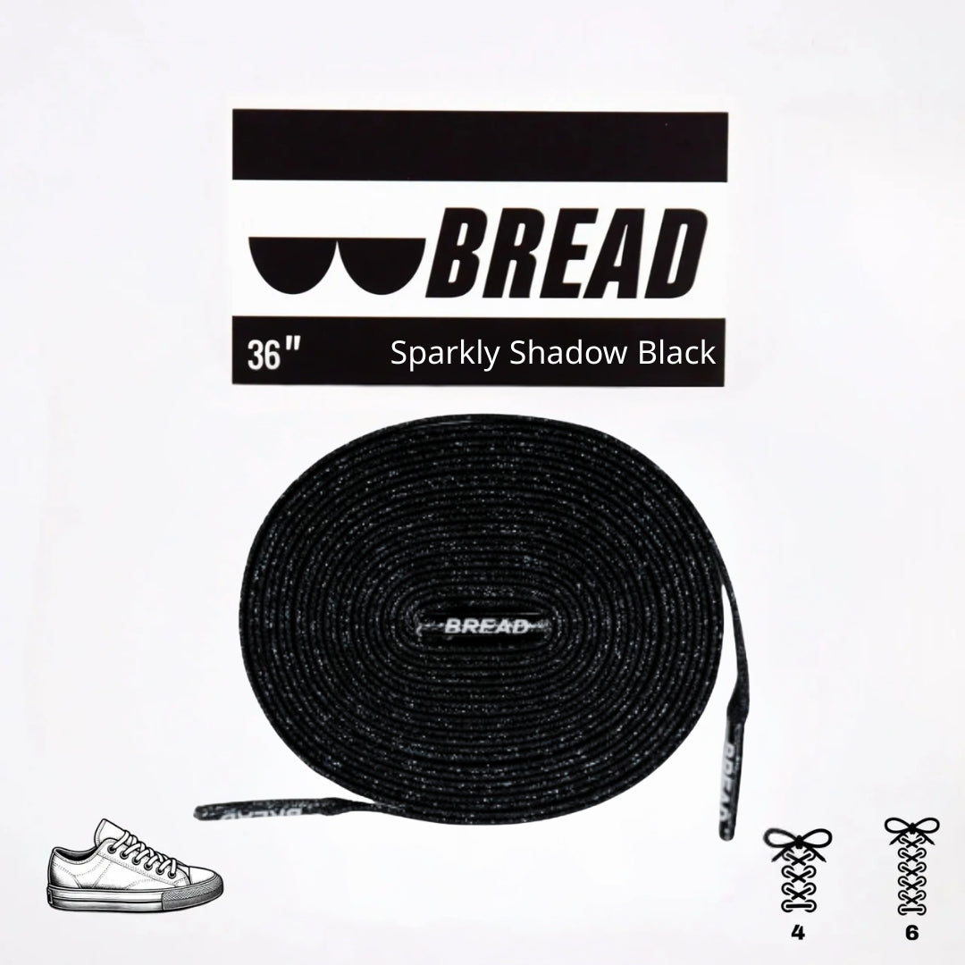 Bread Elastic Shoelace - Shadow Black
