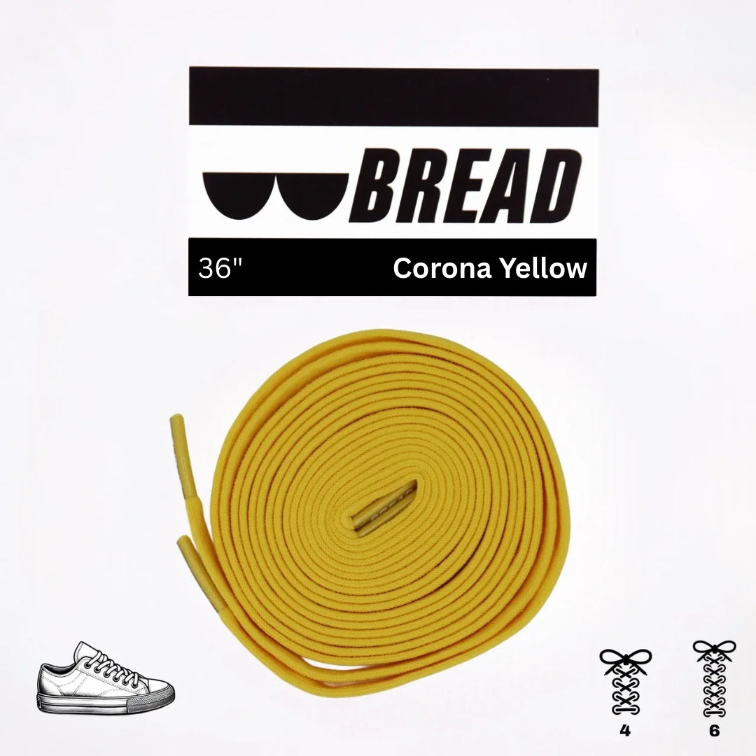 Bread Elastic Shoelace - Corona Yellow
