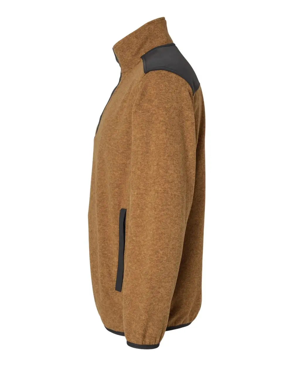 Dri Duck 7353 Ranger Melange Fleece Pullover - Saddle