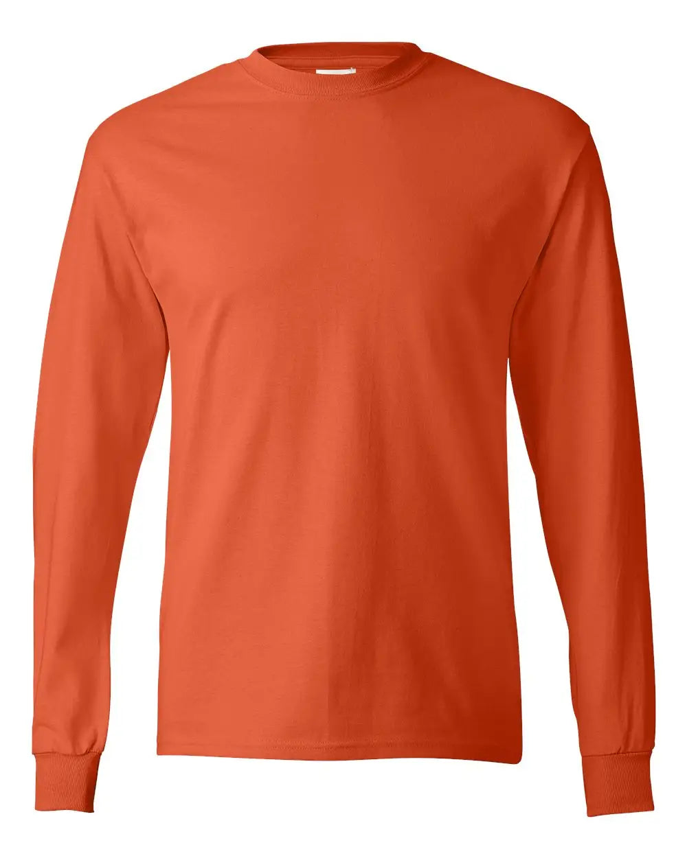 Hanes 5586 Authentic Long Sleeve T-shirt - Orange - s