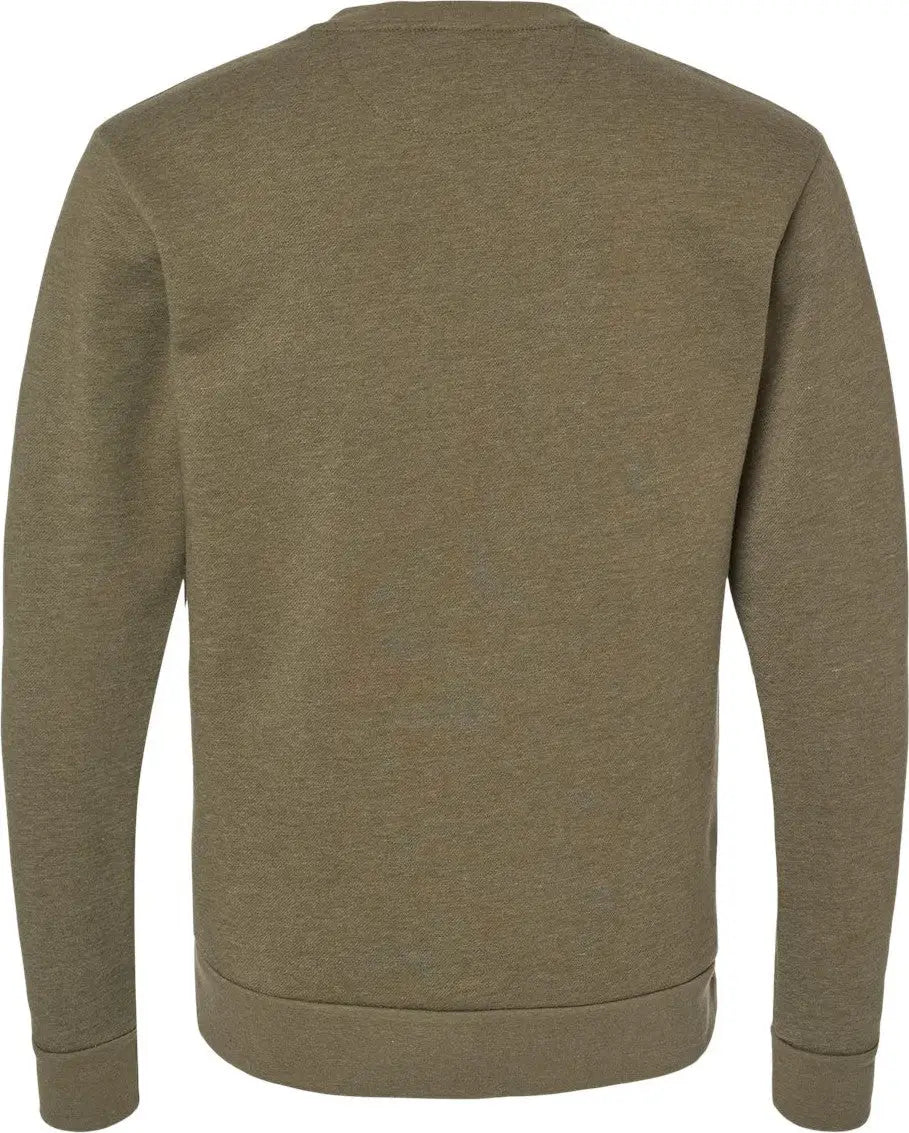 Next Level 9002 Malibu Sweatshirt - Heather Military Green - Adult Xs