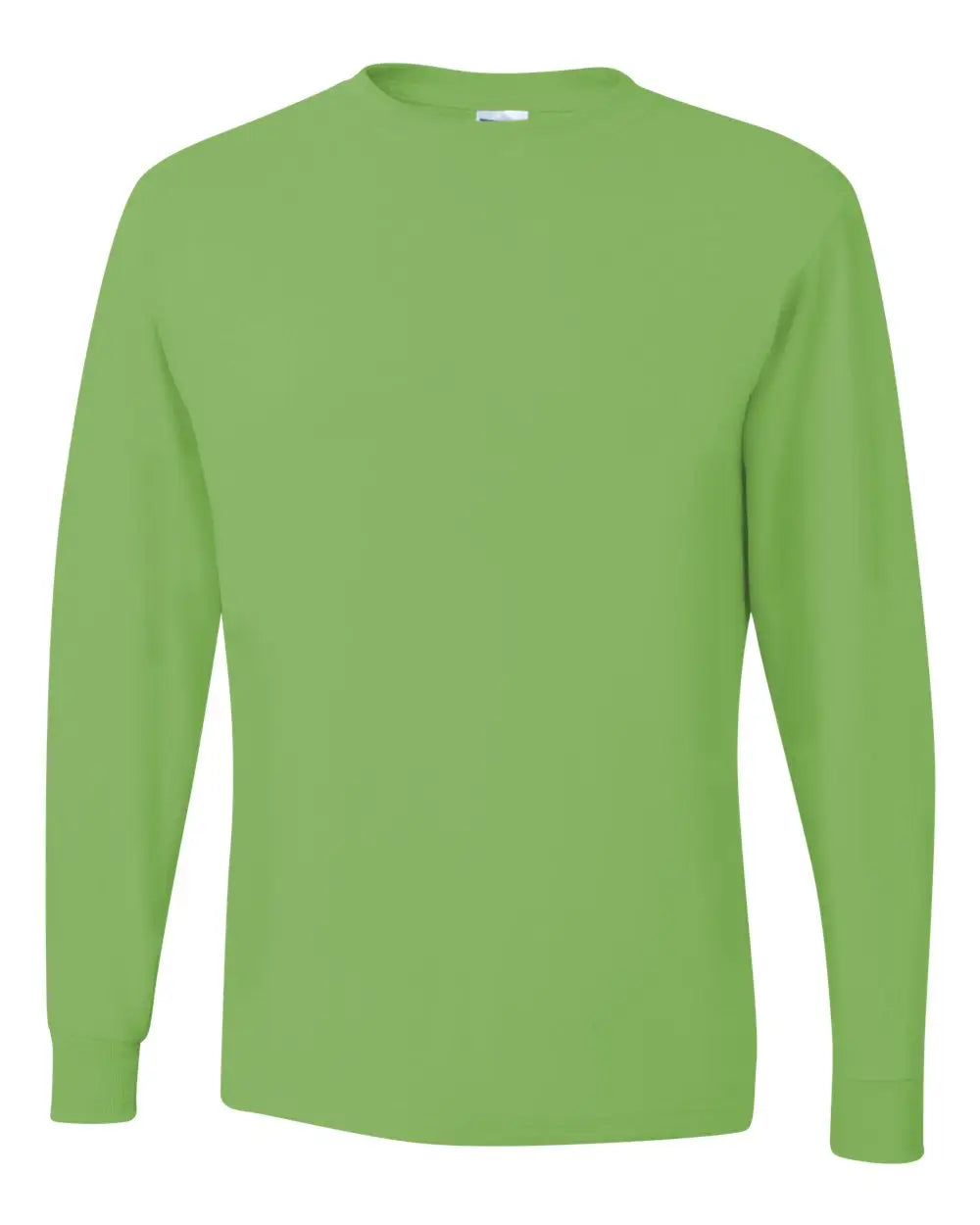 Jerzees 29lsr Dri-power® Long Sleeve 50/50 T-shirt - Kiwi - Green / s