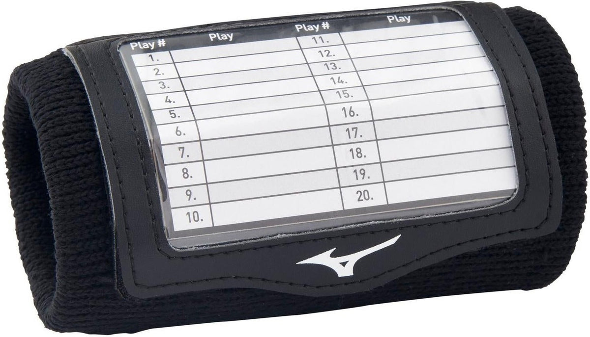Mizuno Play Call Wristband - Black - HIT a Doubloe