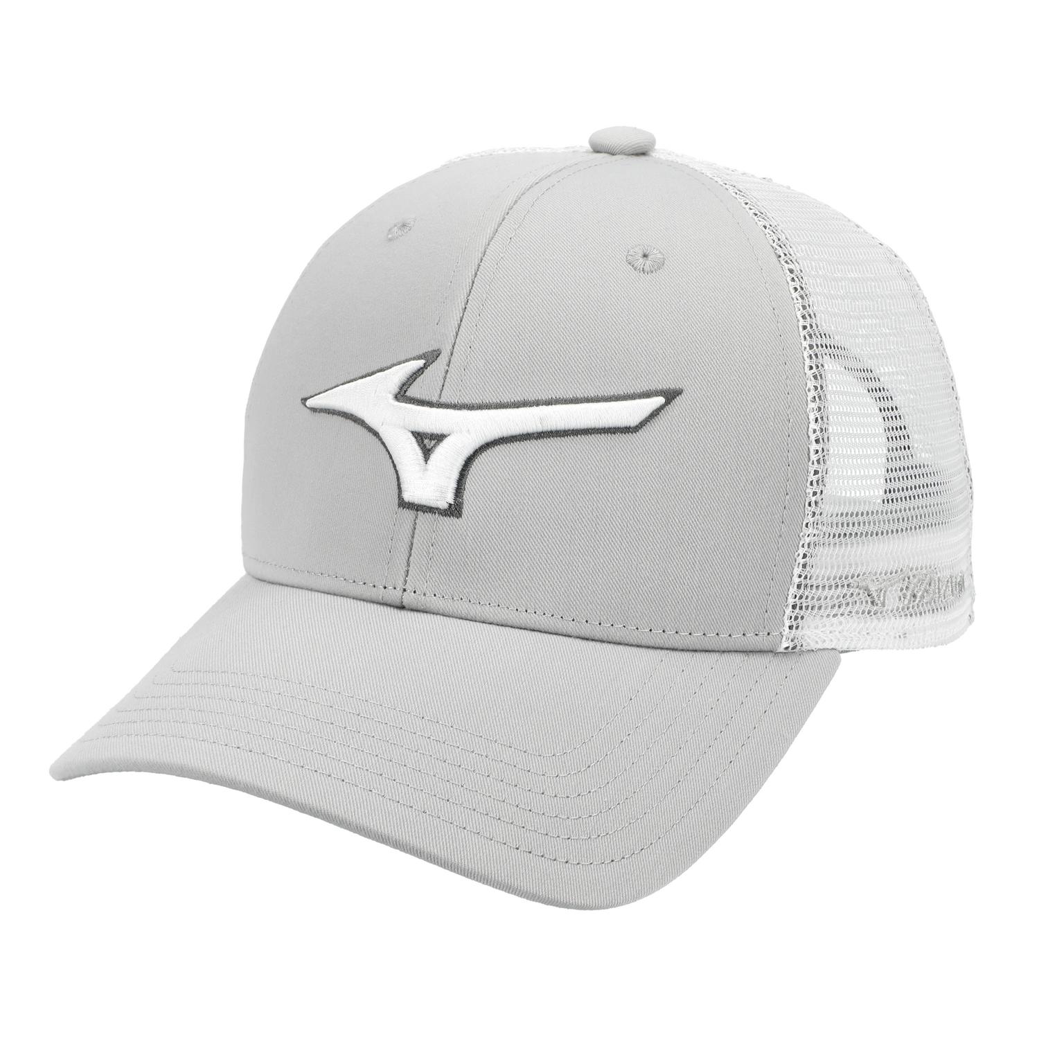 Mizuno Diamond Trucker Cap - Gray-White - HIT a Doubloe