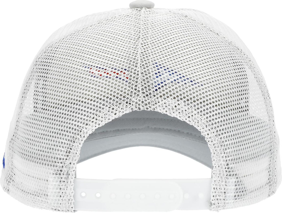 Mizuno Runbird Patriot Trucker Cap - Gray-White - HIT a Doubloe
