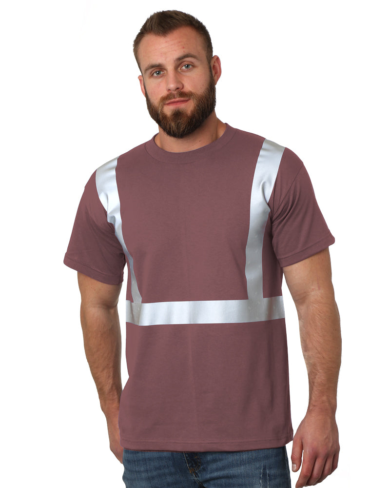 Front view of Clay Bayside 3751 Hi-Vis T-Shirt