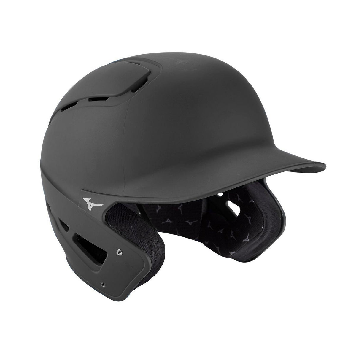 Mizuno B6 Baseball Batting Helmet - Charcoal - HIT a Double - 1
