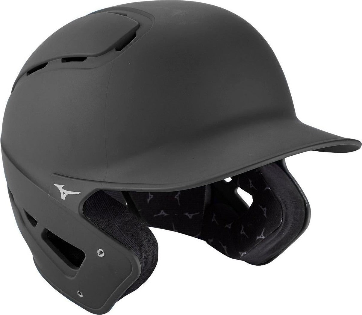 Mizuno B6 Baseball Batting Helmet - Charcoal - HIT a Double - 1