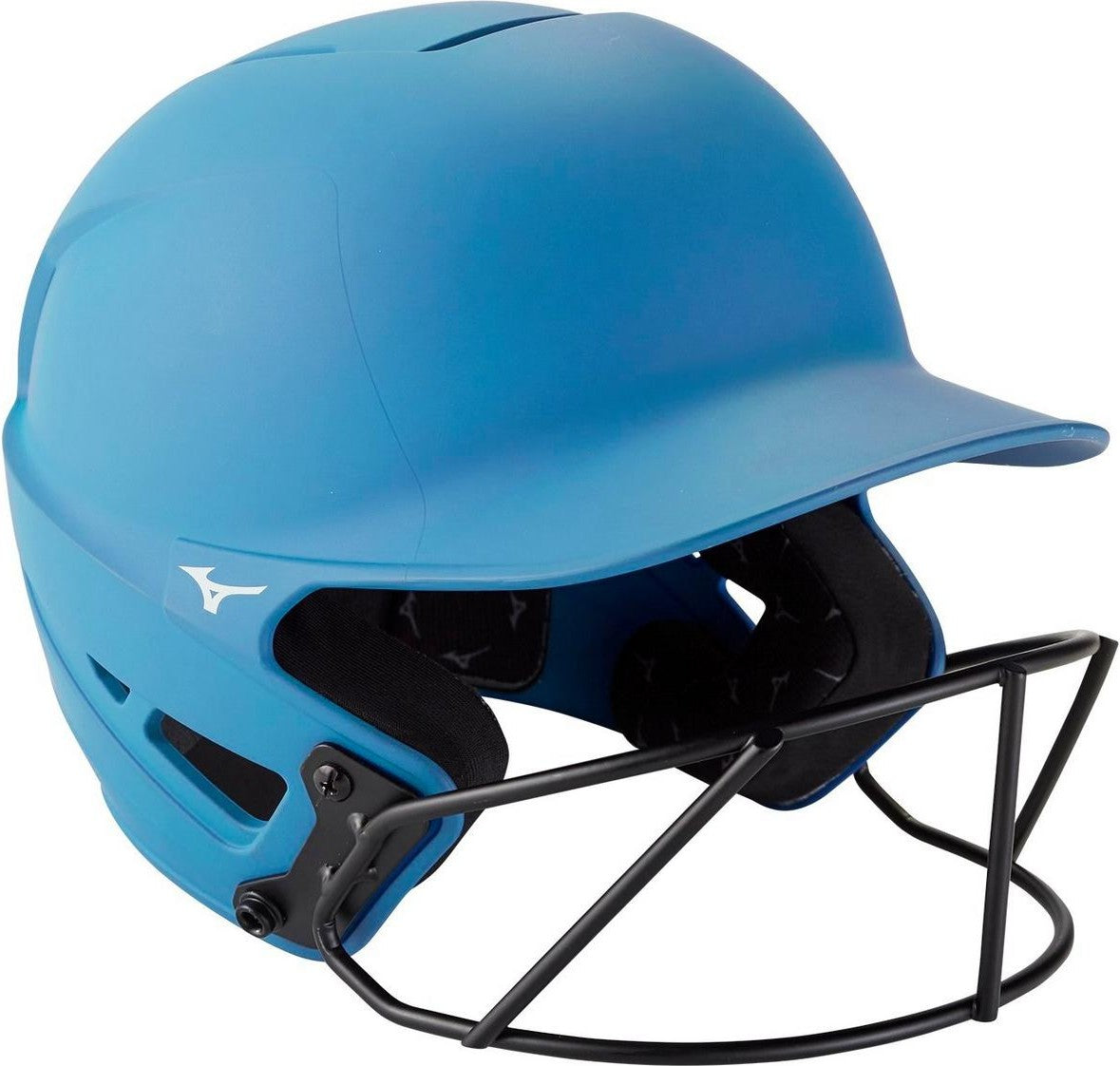 Mizuno F6 Fastpitch Softball Batting Helmet - Light Blue - HIT a Double - 1