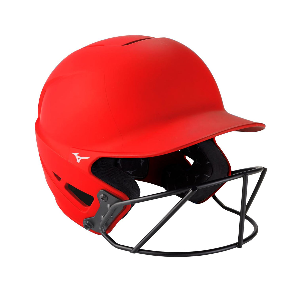 Mizuno F6 Youth Fastpitch Softball Batting Helmet - Red - HIT a Double - 1