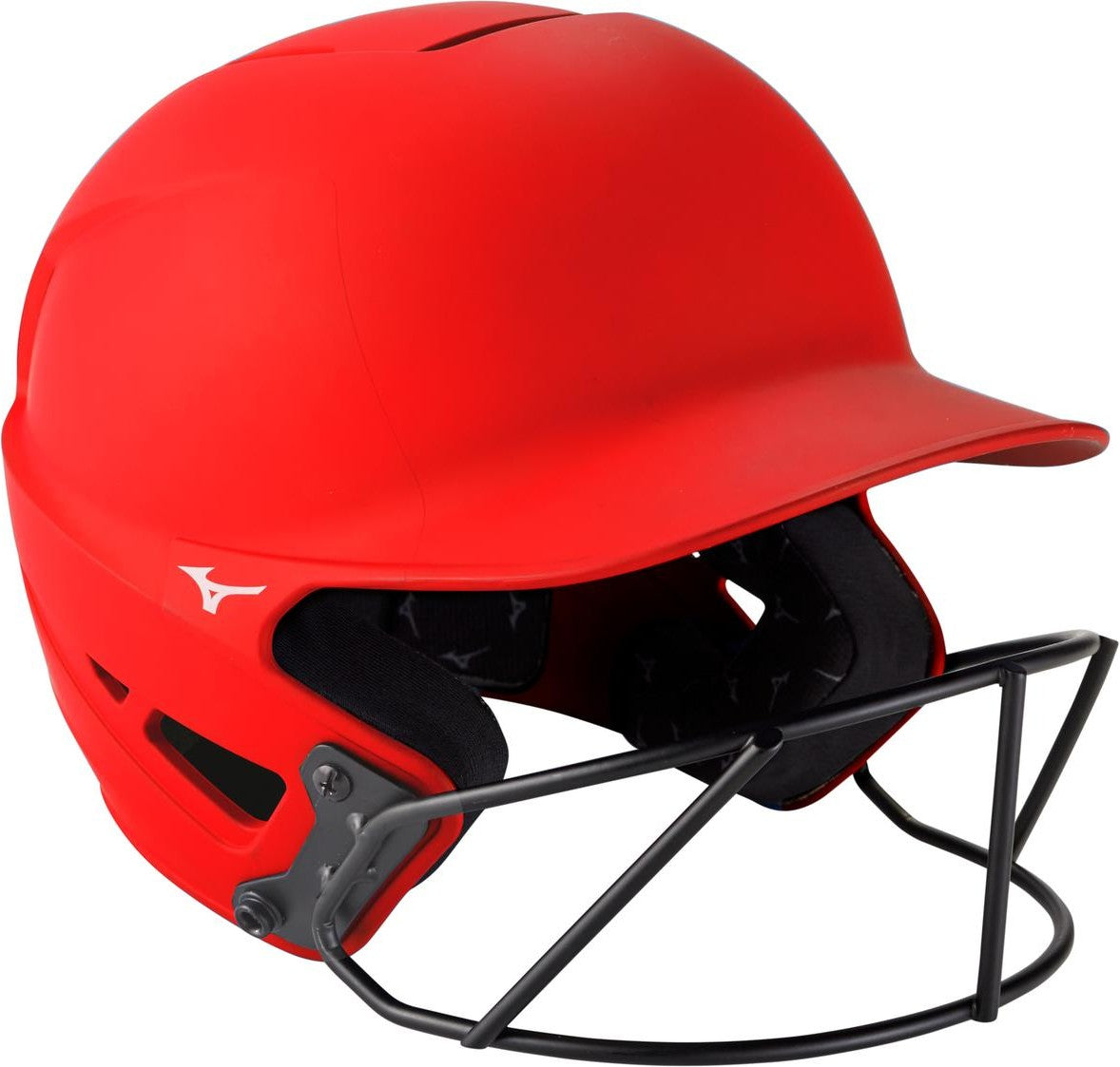 Mizuno F6 Youth Fastpitch Softball Batting Helmet - Red - HIT a Double - 1