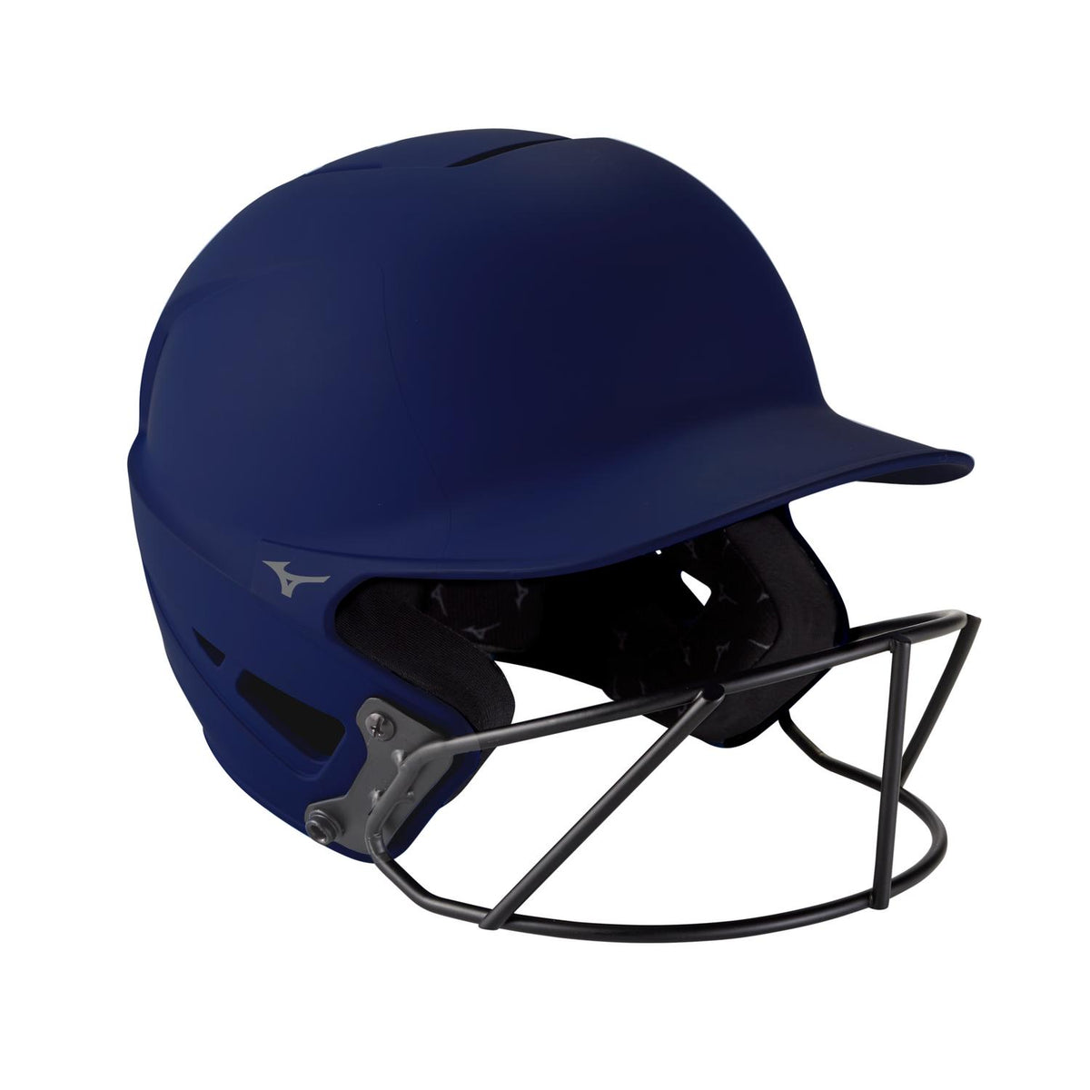 Mizuno F6 Youth Fastpitch Softball Batting Helmet - Navy - HIT a Double - 1
