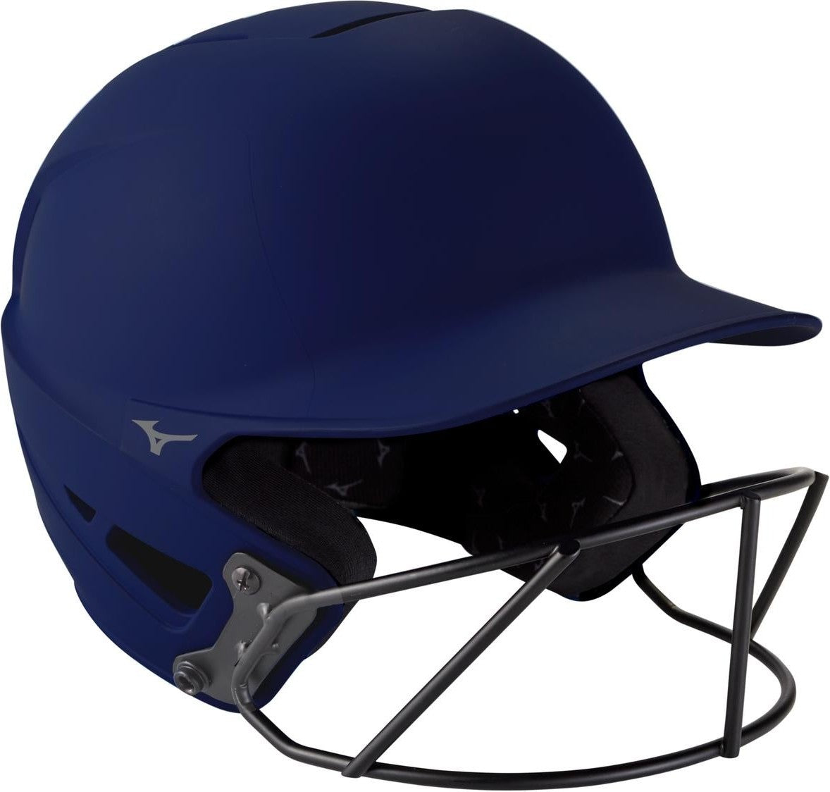 Mizuno F6 Youth Fastpitch Softball Batting Helmet - Navy - HIT a Double - 1