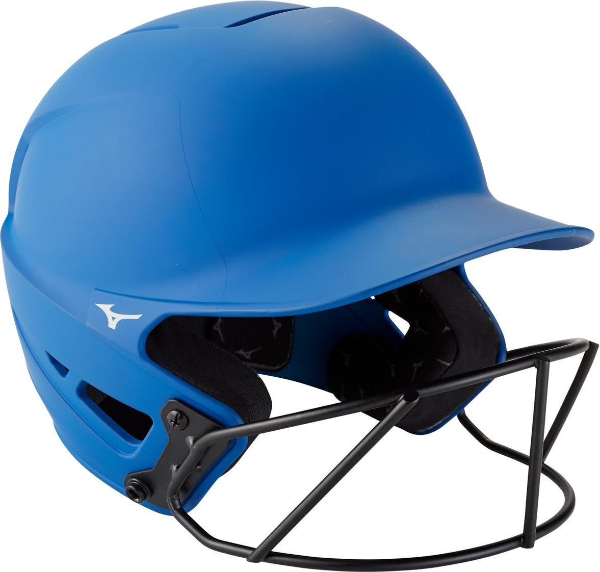 Mizuno F6 Youth Fastpitch Softball Batting Helmet - Royal - HIT a Double - 1