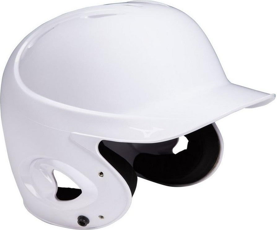 Mizuno MVP Series Solid Youth Batting Helmet  - White - HIT a Double - 1