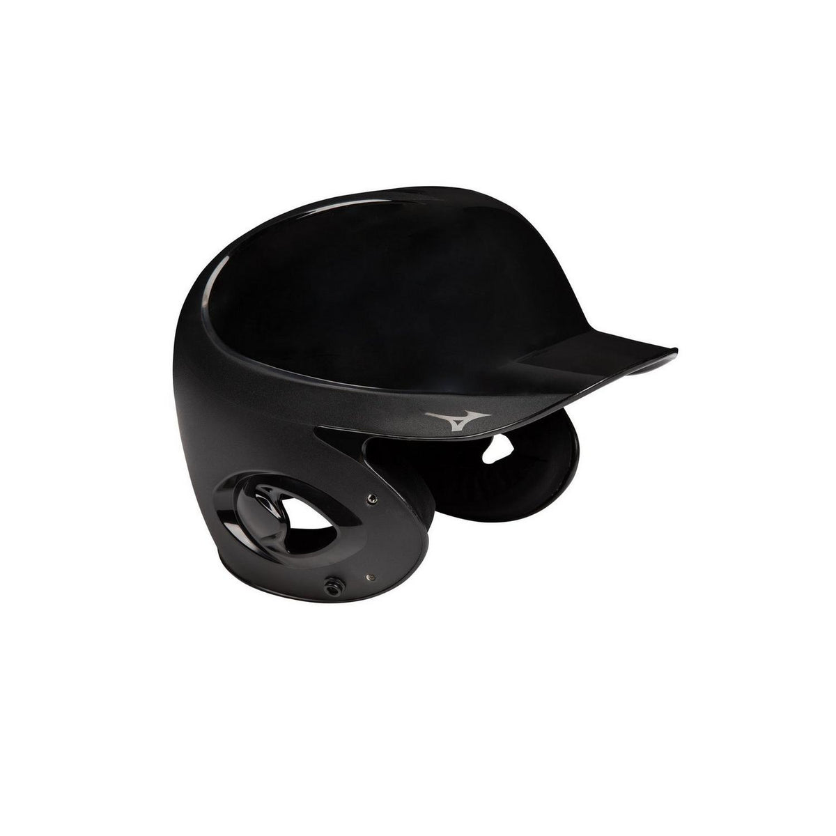 Mizuno MVP Series Solid Youth Batting Helmet  - Black - HIT a Double - 1