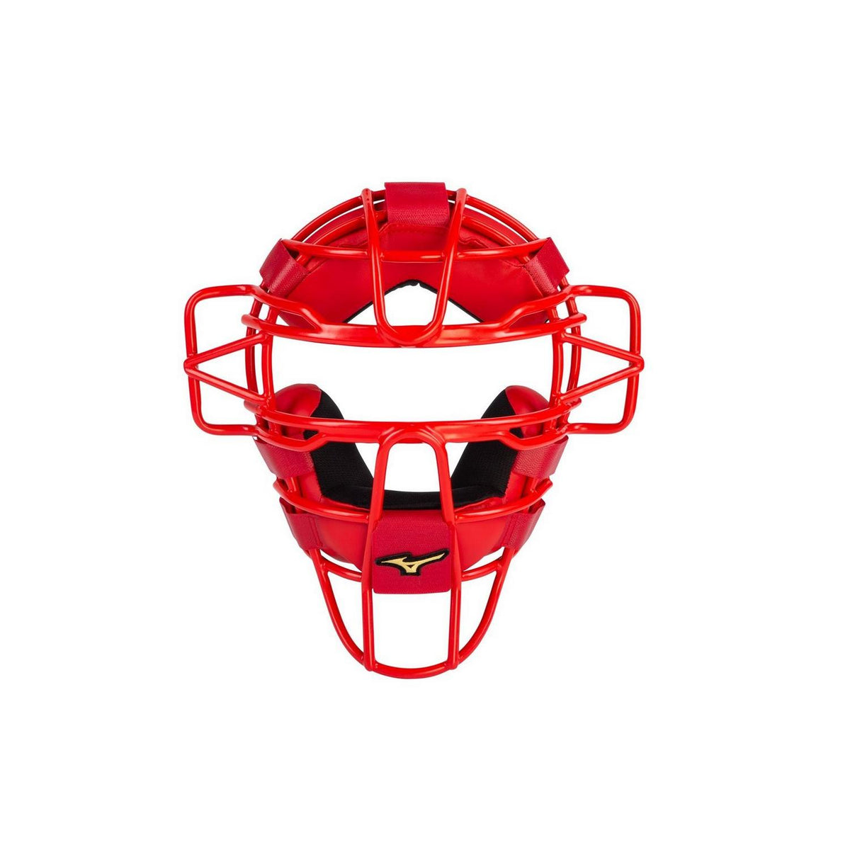 Mizuno Samurai Baseball Catcher's Mask - Red - HIT a Double - 1