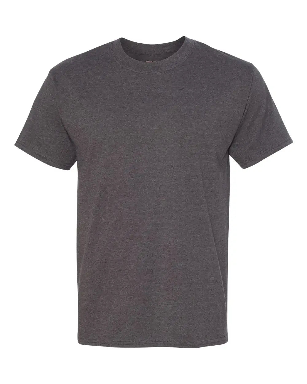 Hanes 518t Beefy-t® Tall T-shirt - Charcoal Heather - Dark Gray / Lt