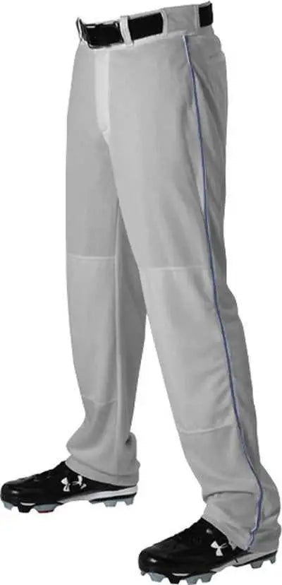 Alleson Athletic 605wlb Adult Baseball Pant with Braid - Gray Royal