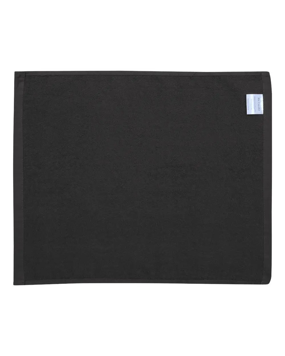 Carmel Towel Company C1518 Velour Hemmed - Black - one Size Fits Most