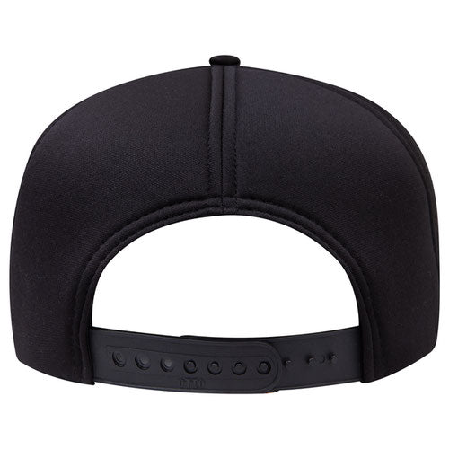 Otto 394-1 OTTO CAP 5 Panel High Crown Full Foam Cap - Black - HIT a Double - 3