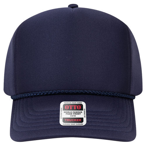Otto 394-1 OTTO CAP 5 Panel High Crown Full Foam Cap - Navy - HIT a Double - 2