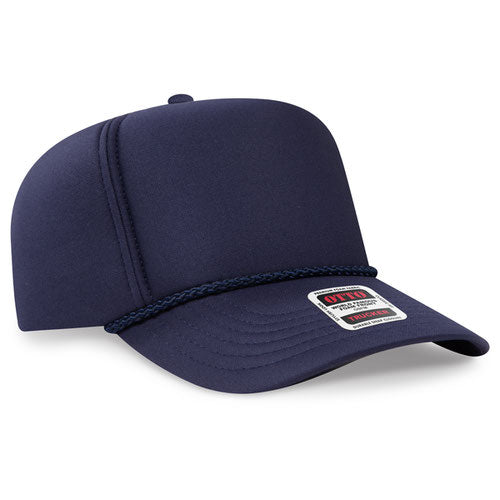 Otto 394-1 OTTO CAP 5 Panel High Crown Full Foam Cap - Navy - HIT a Double - 1