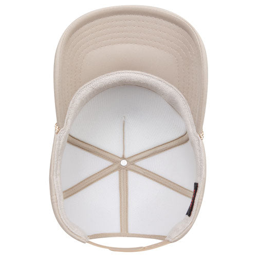 Otto 394-1 OTTO CAP 5 Panel High Crown Full Foam Cap - Khaki - HIT a Double - 4