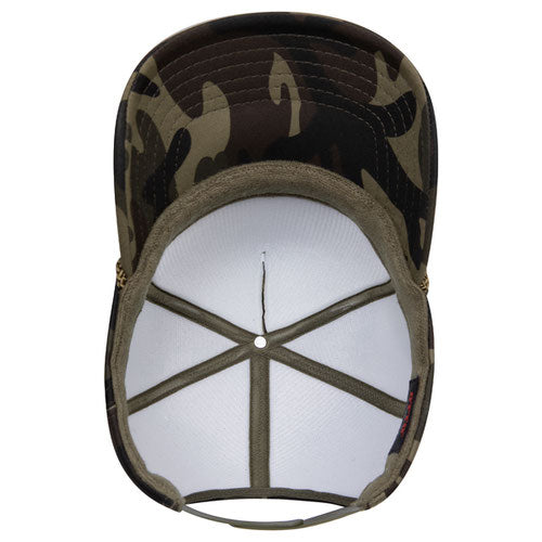 Otto 394-1 OTTO CAP 5 Panel High Crown Full Foam Cap - Woodland Camo - HIT a Double - 4