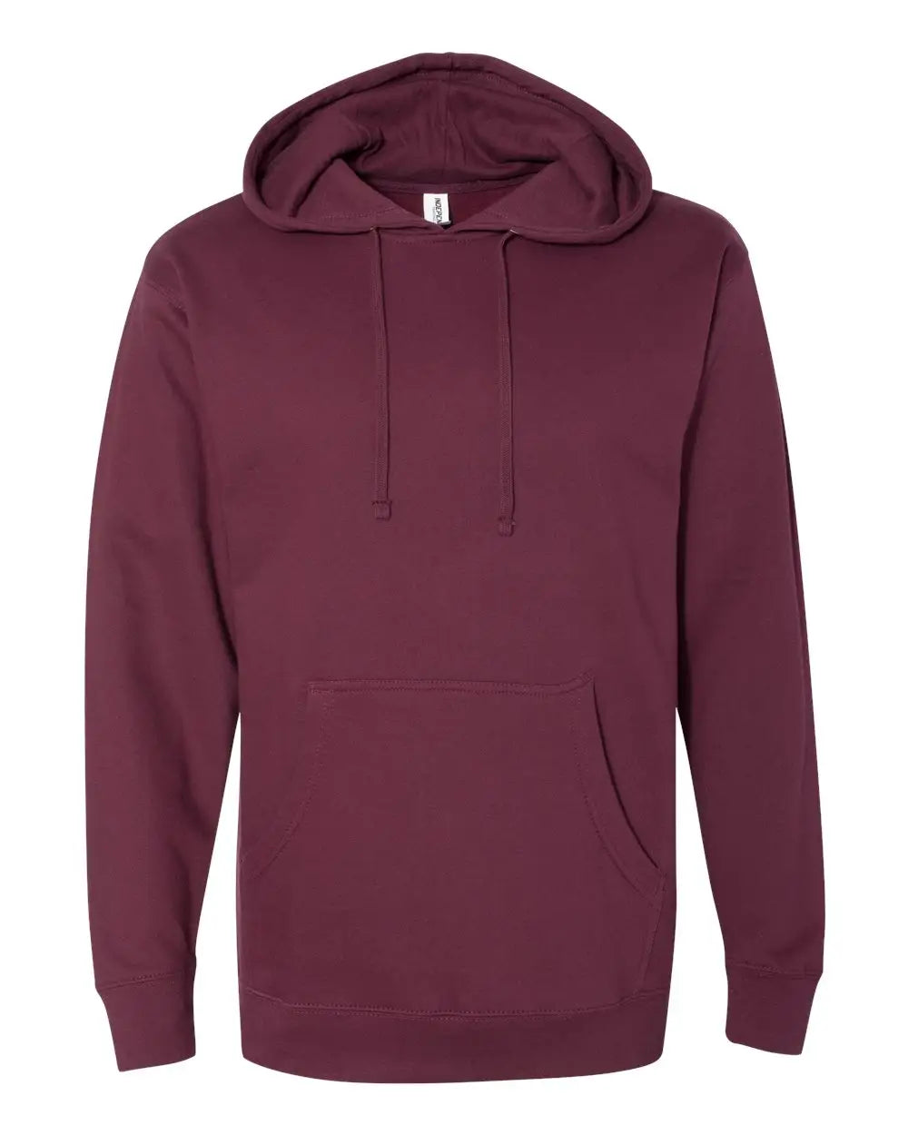 Independent Trading Co. Ss4500 Midweight Hooded Sweatshirt - Maroon - Xs