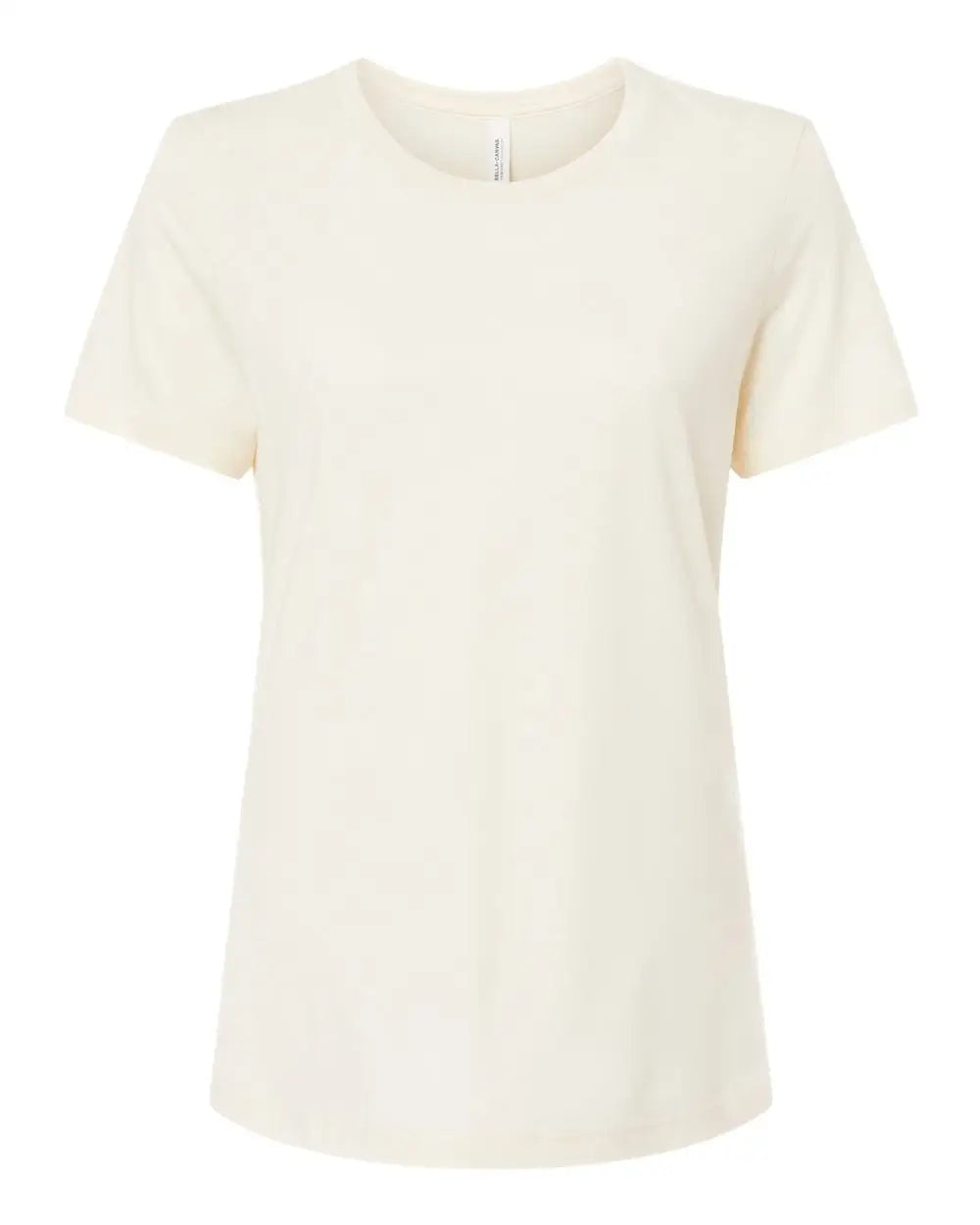 Bella + Canvas 6413 Women’s Relaxed Fit Triblend Tee - Solid Natural - Ivory / s