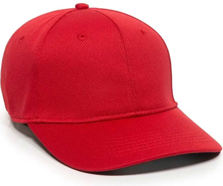 Oc Sports Mws25 Flexible Fitting Cap - Red - 6 3/8’’ - 3/4’’