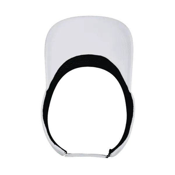 Deckygolf 8104 Screen Fabric Sun Visor - White - one Size Fits Most