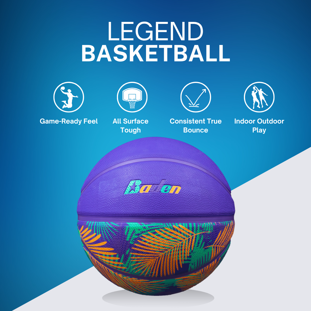 Legend Lifestyle Outdoor Game Rubber Basketball