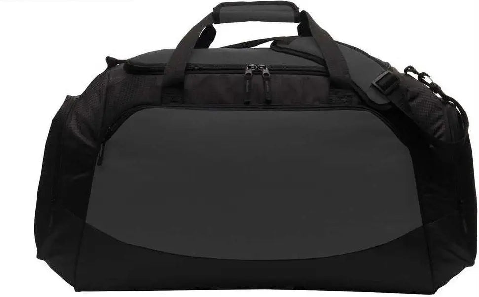 Port Authority Bg802 Large Active Duffel - Dark Charcoal Black - Gray