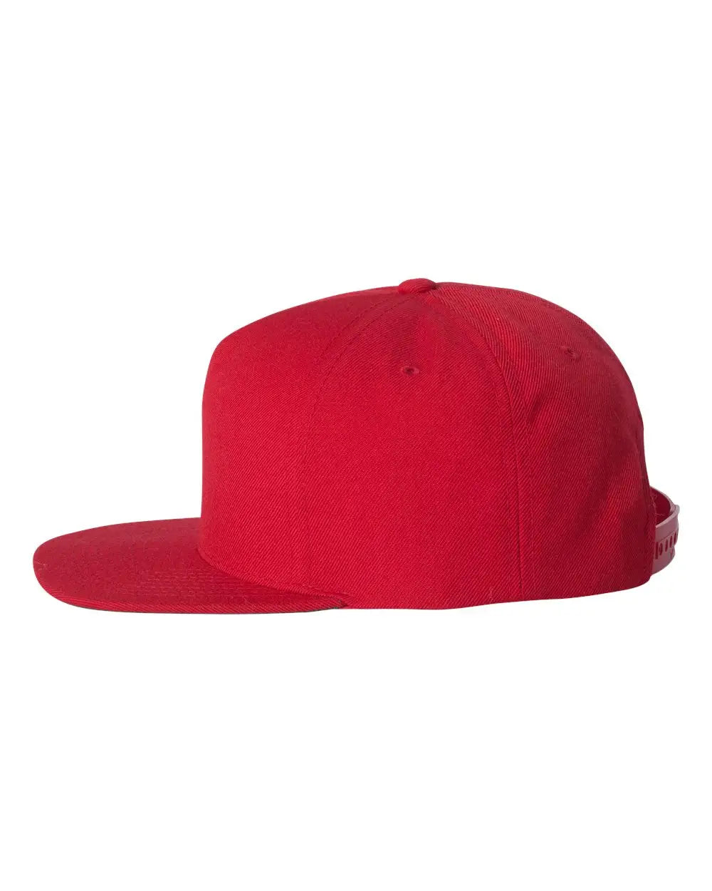 Yp Classics 5089m Premium Five-panel Snapback Cap - Red - one Size Fits Most
